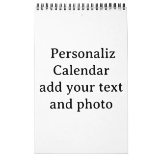 Design Your Own custom Single Page Calendar
