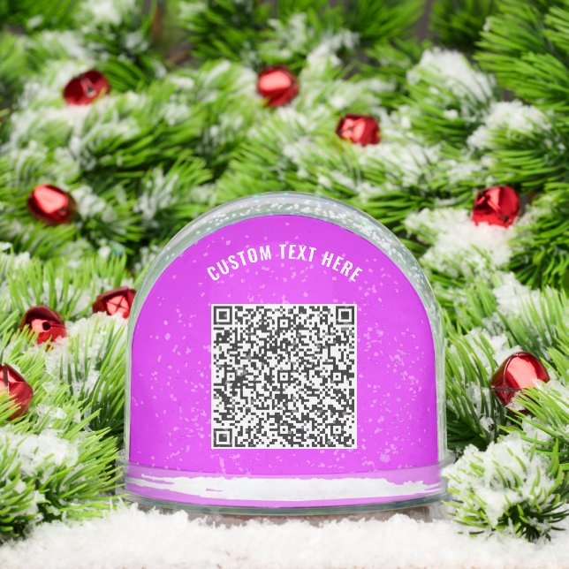 Design Your Own Custom Text and QR Code (Noël)