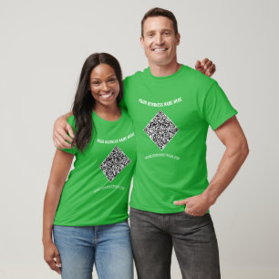 Design Your Own Custom Text and QR Code T-Shirt