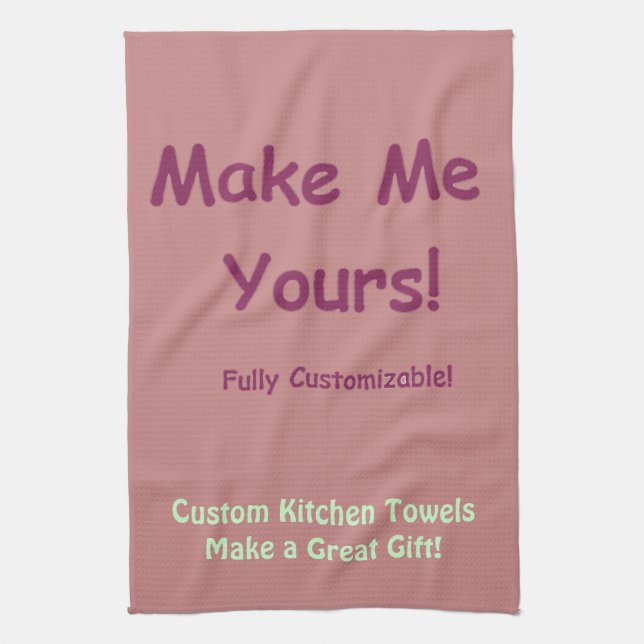 Design Your Own Custom Towels (Vertical)