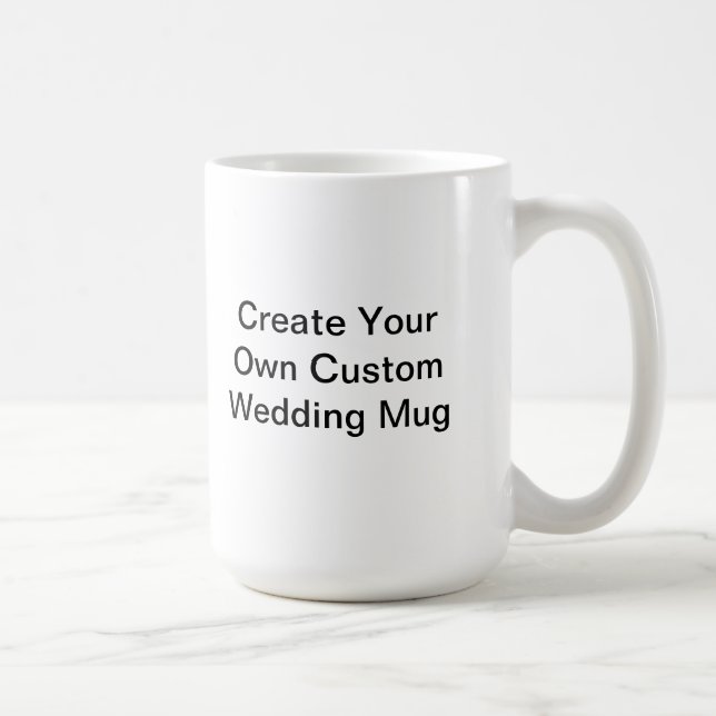 Design Your Own Custom Wedding Mug (Right)