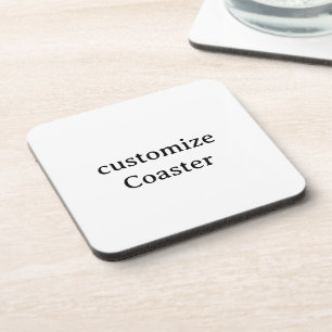 Design Your Own customise Hard plastic Coaster
