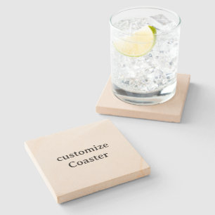Design Your Own customise Sandstone Stone Coaster