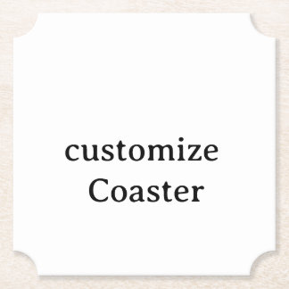 Design Your Own customise Ticket Paper Coaster