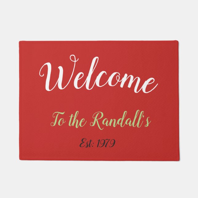 Design your own doormat (Front)