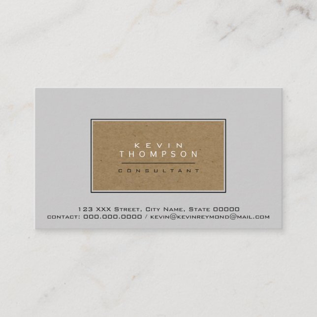 design your own elegant pro standard business card (Front)