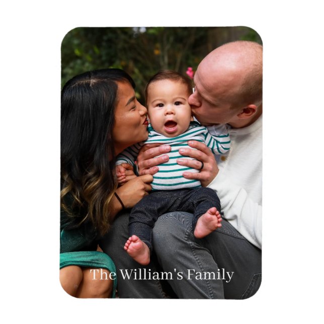 Design Your Own Family Photo Magnet (Vertical)