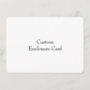 Design Your Own Flat Enclosure Card