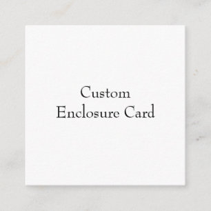 Design Your Own Folded Enclosure Card
