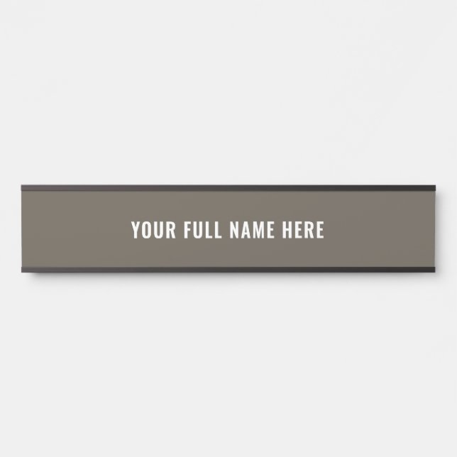 Design Your Own Fonts and Colours Name Door Signs (Front)