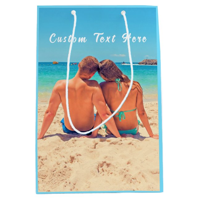 Design Your Own Gift Bag Personalized Text Name (Front)