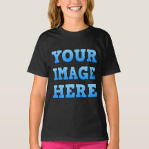 Design Your Own Girls' Basic T-Shirt