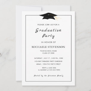Design Your Own Golors Fonts Graduation Invitation