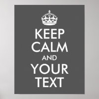 Design Your Own Keep Calm and Your Text