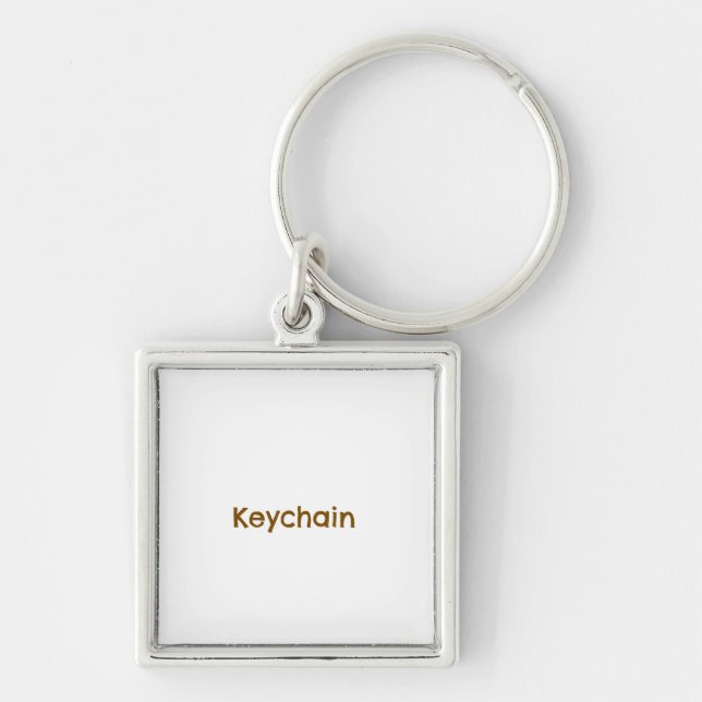 Design Your Own  Keychain (Front)