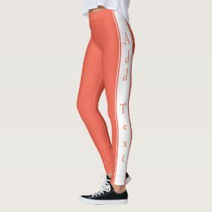Design Your Own Leggings Custom Text and Colours