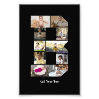 Design Your Own Letter B Photo Collage
