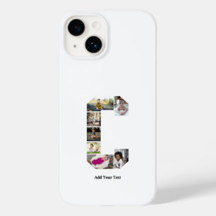 Design Your Own Letter C Photo Collage Case-Mate iPhone 14 Case