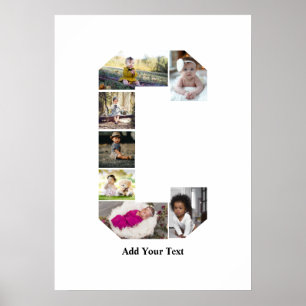 Design Your Own Letter C Photo Collage Poster