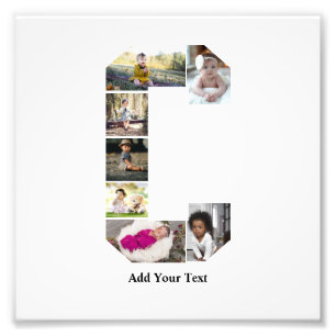 Design Your Own Letter C Photo Collage Print