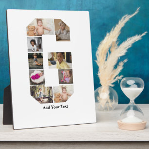 Design Your Own Letter G Photo Collage Plaque