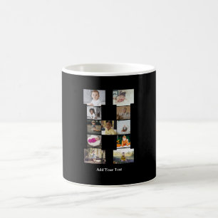 Design Your Own Letter H Photo Collage Coffee Mug