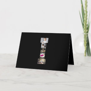 Design Your Own Letter I Photo Collage Announcement