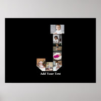 Design Your Own Letter J Photo Collage