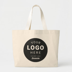Design Your Own Logo Design Large Tote Bag