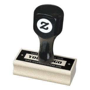 Design Your Own Logo Text Rubber Stamp Template