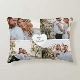 Design Your Own Love Collage Photography Accent Pillow
