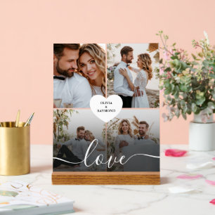 Design Your Own Love Collage Photography Acrylic Sign