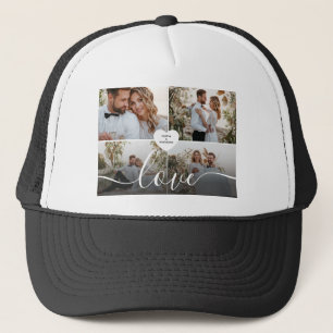 Design Your Own Love Collage Photography Trucker Hat