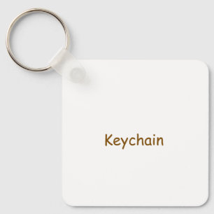 Design Your Own Metal Square Keychain