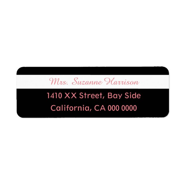 design your own mrs. feminine striped (Front)