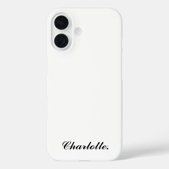 Design Your Own Name on This Case-Mate iPhone Case (Back)