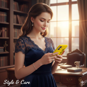 Design Your Own Name on This Gold iPhone 16 Case