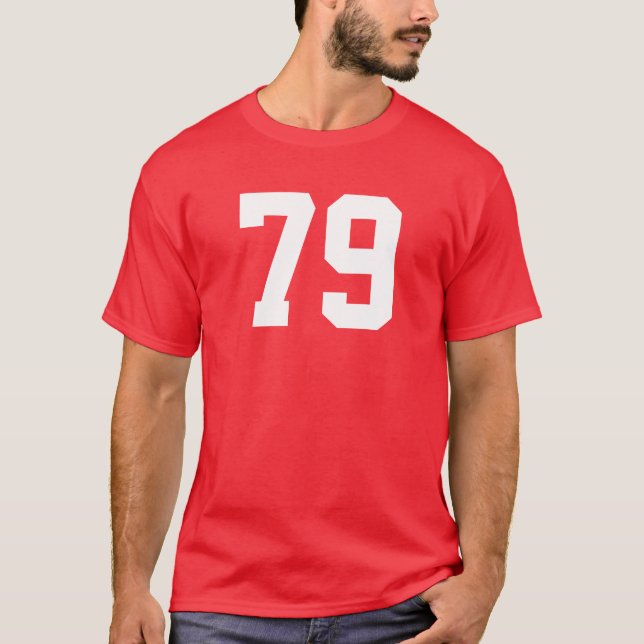 Design Your Own Numbers T-Shirt (Front)