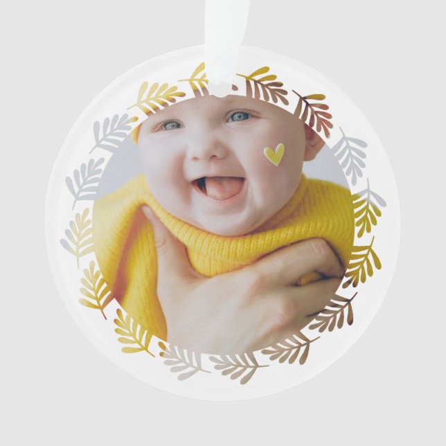 Design Your Own One of a Kind Personalized Ornament (Front)