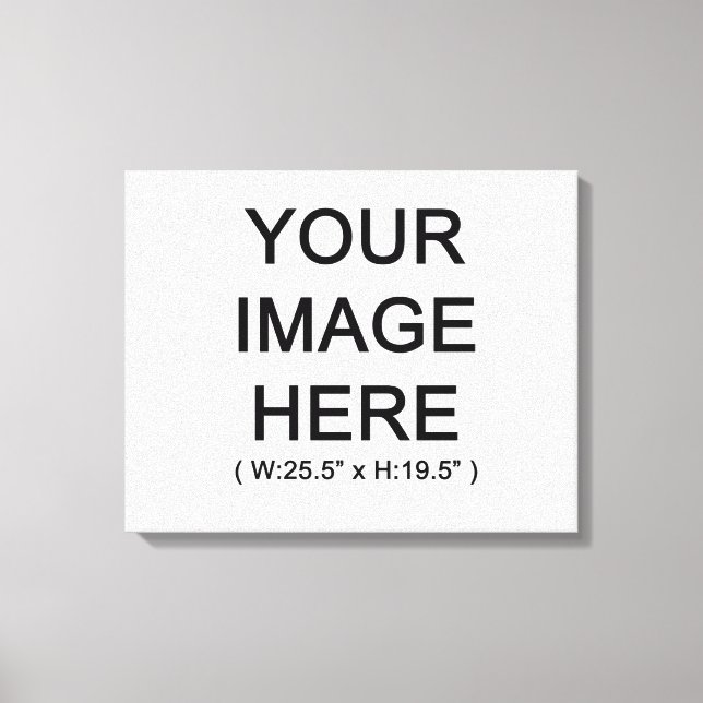 Design Your Own or Create Your Own Canvas Printing Print (Front)