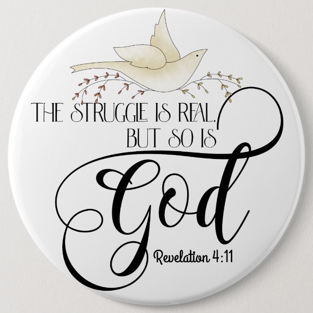 Design your own or Keep 6 Inch Round Button (Front)