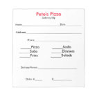 "Design-Your-Own" Order Slips