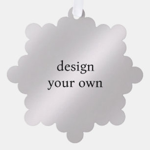 design your own ornament card