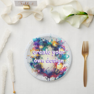Design your own paper boards plate