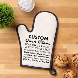 Design Your Own Personalized Canvas Oven Mitt