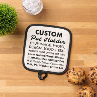 Design Your Own Personalized Canvas Pot Holder