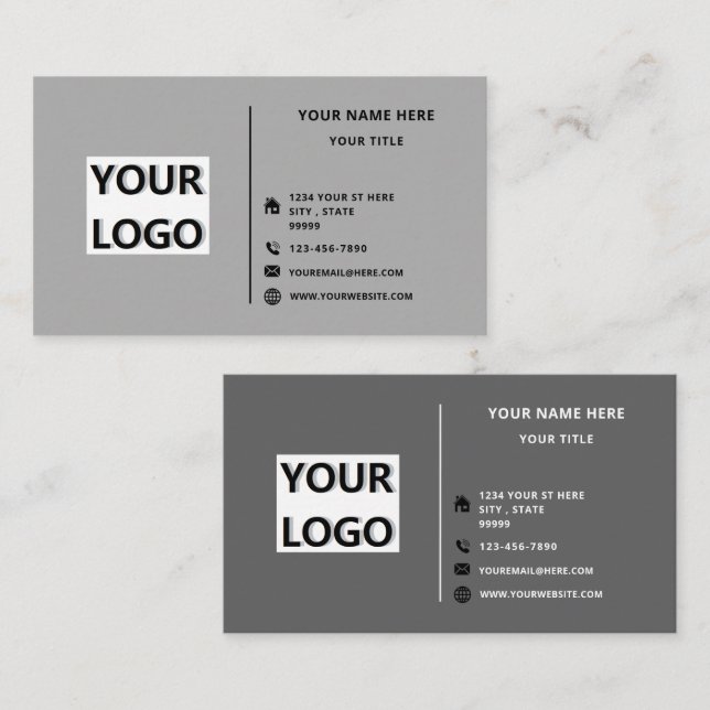 Design Your Own Personalized Custom Business Card (Front/Back)