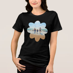 Design Your Own Personalized Custom Photo Tri-Blend Shirt