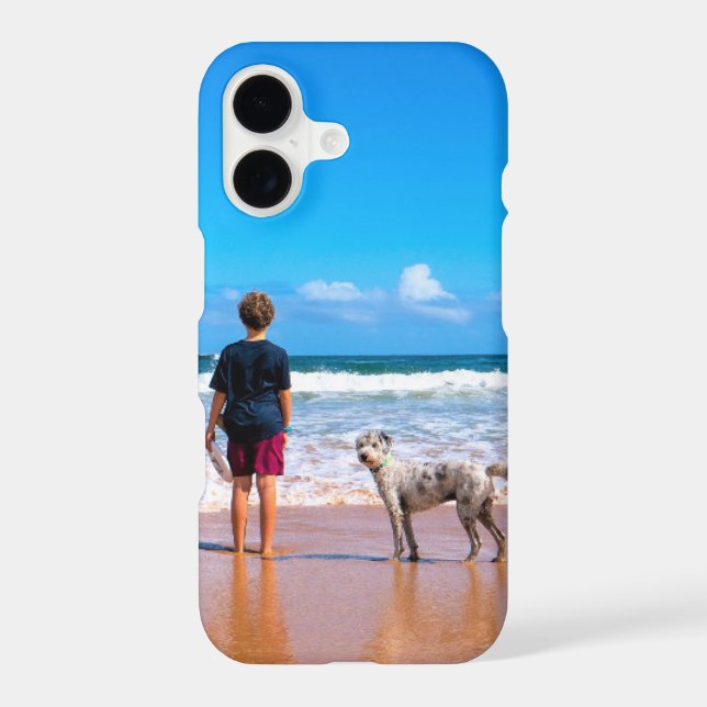 Design Your Own Pet Photo iPhone Case (Back)