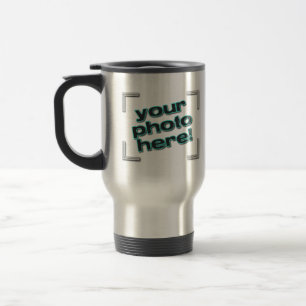 DESIGN YOUR OWN! PHOTO or LOGO TRAVEL COFFEE MUG